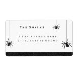 Spiders And Stripes Address Label at Zazzle