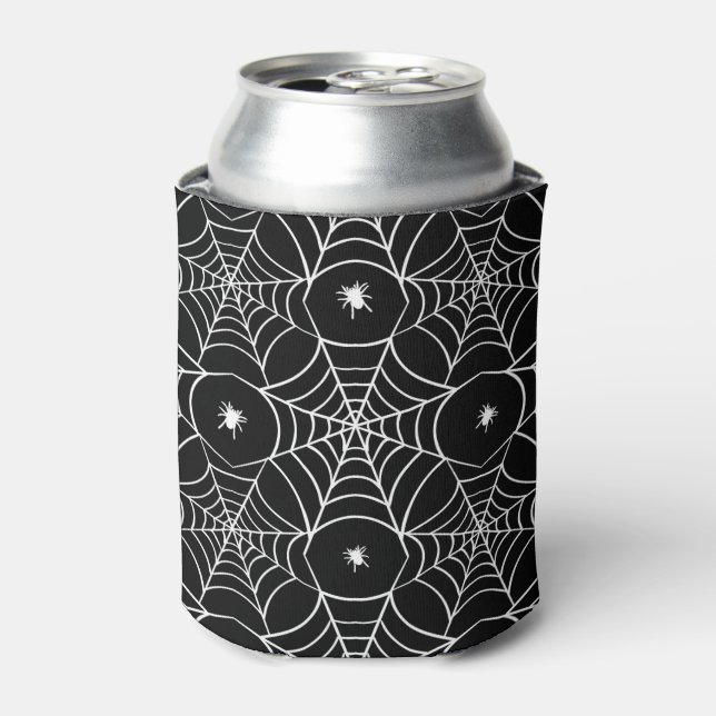 Spiders and Webs Can Cooler (Can Front)