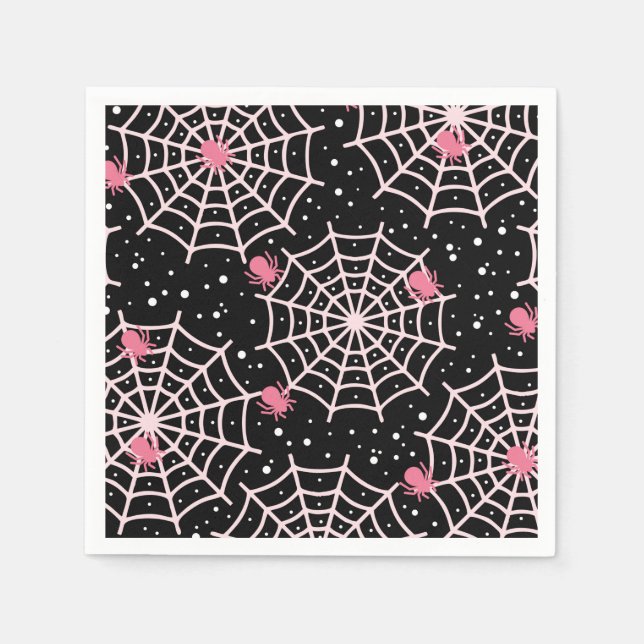 Spiders and Webs Napkins (Front)