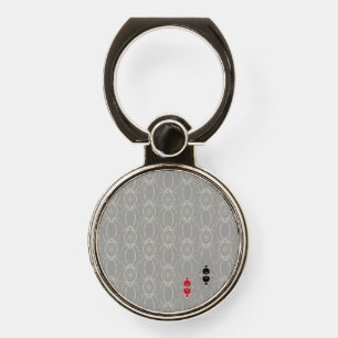 Spiders - Ghost Grey and Bone White Phone Ring Stand