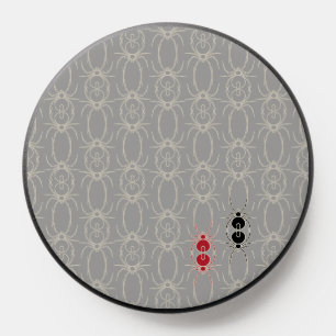 Spiders - Ghost Grey and Bone White PopSocket