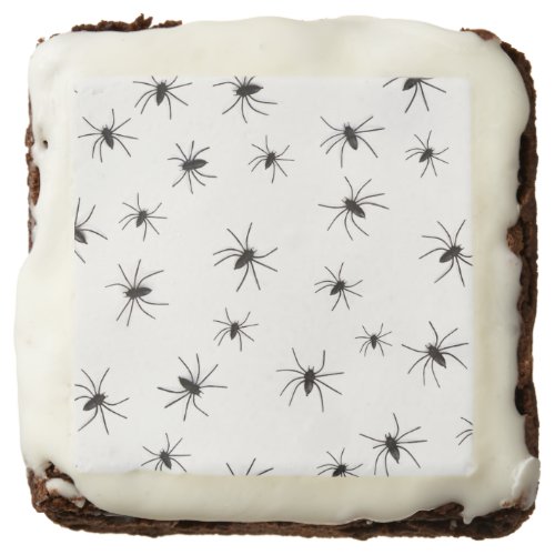 Spiders Halloween Brownie