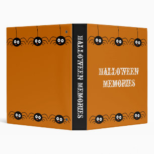 Spiders Halloween Memories Avery Binder