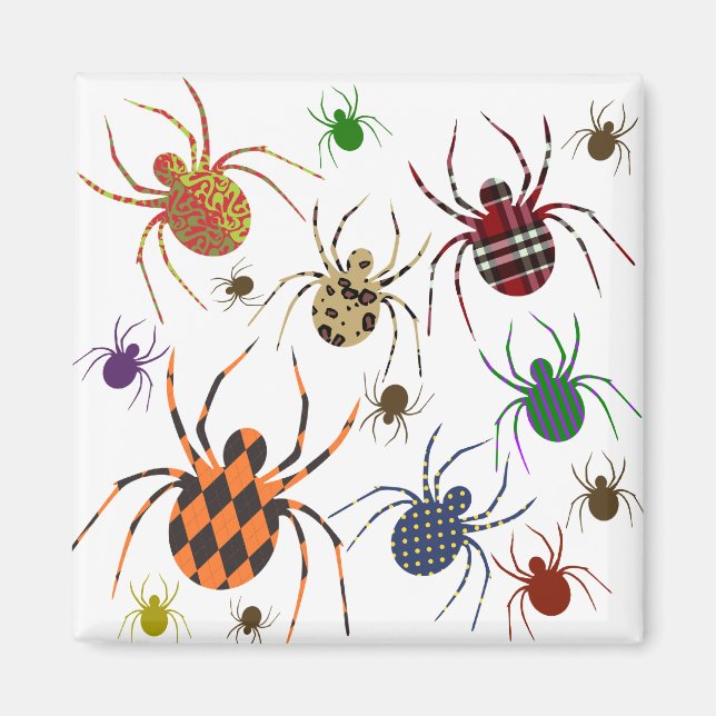 Spiders 'N Patterns Magnet (Front)