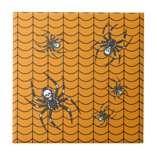 Spiders on Parade Tile