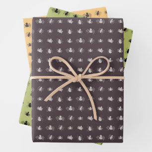 Spiders on Parade Wrapping Paper Sheets