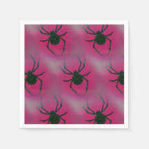 Spiders On Pink