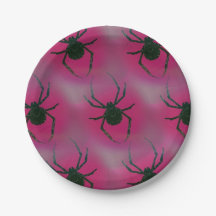 Spiders On Pink