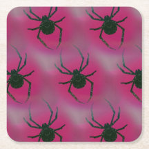 Spiders On Pink