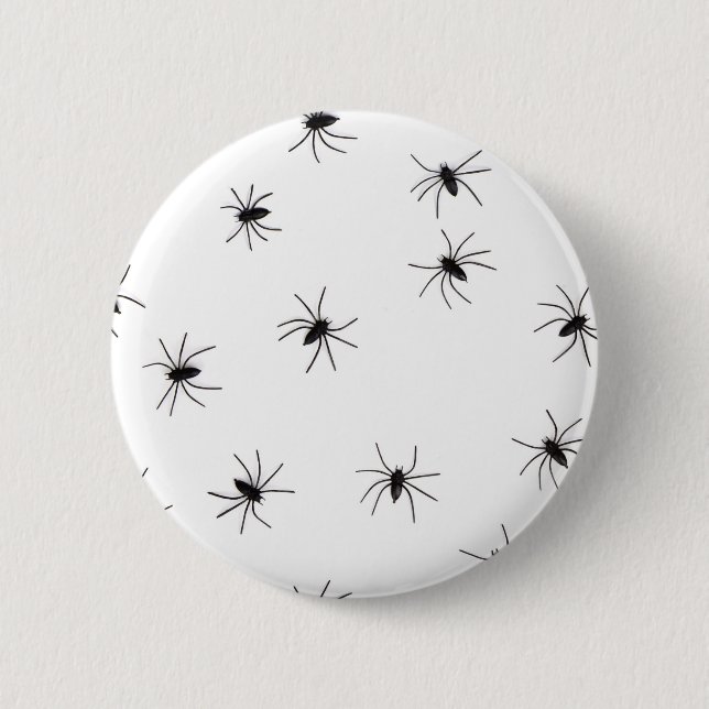 spiders pinback button (Front)