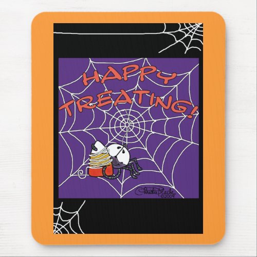 Spiders Sweet Catch Mouse Pad