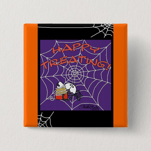 Spiders Sweet Catch Pinback Button (Front)
