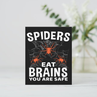 Spiders Webs Eat Brains You Are Safe Halloween