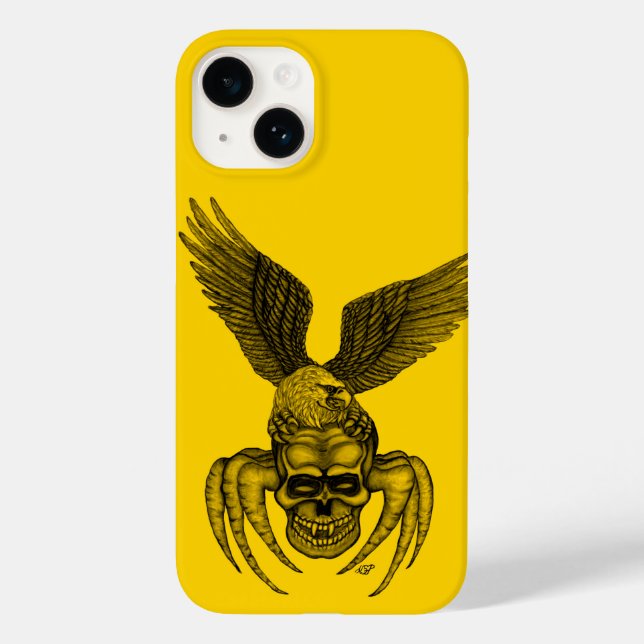 Spiderskull with Eagle Case-Mate iPhone Case (Back)
