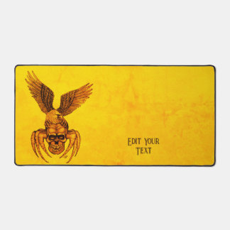 Spiderskull with Eagle Desk Mat