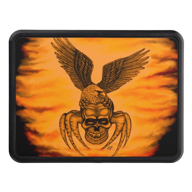 Spiderskull with Eagle Hitch Cover (Front)