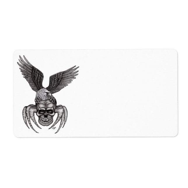 Spiderskull with Eagle Label (Front)