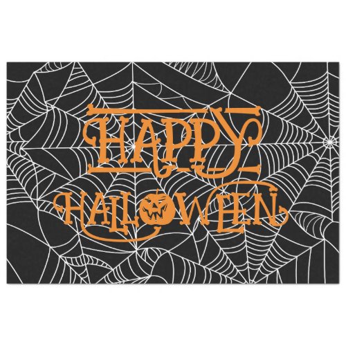 Spiderweb Crescent Moon Halloween Costume Party Tissue Paper
