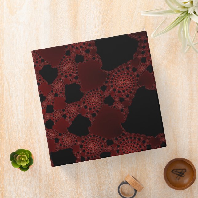 Spiderweb Fractal 3 Ring Binder (In Situ)