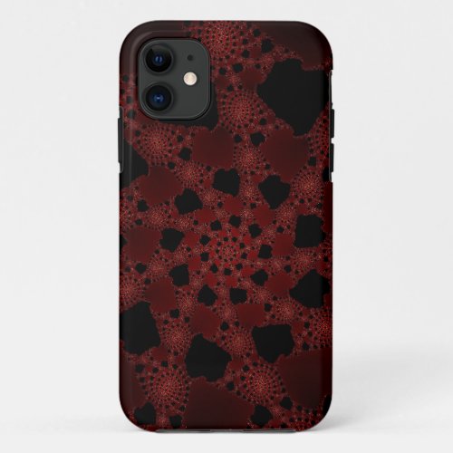 Spiderweb Fractal iPhone 11 Case
