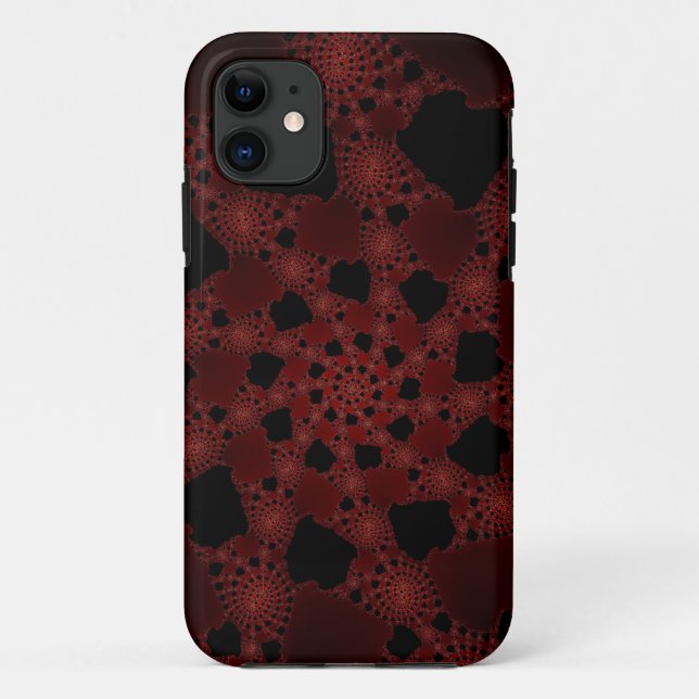 Spiderweb Fractal Case-Mate iPhone Case (Back)