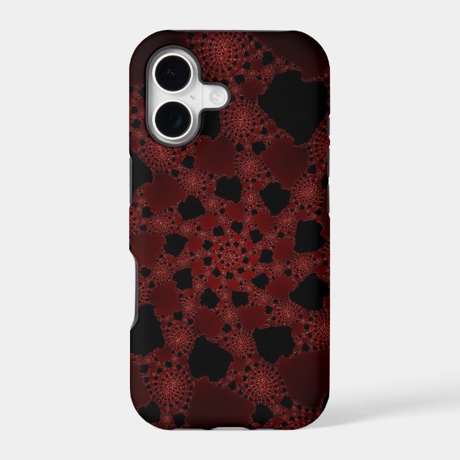 Spiderweb Fractal Iphone Case (Back)