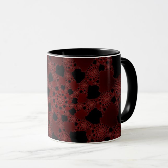 Spiderweb Fractal Mug (Front Right)
