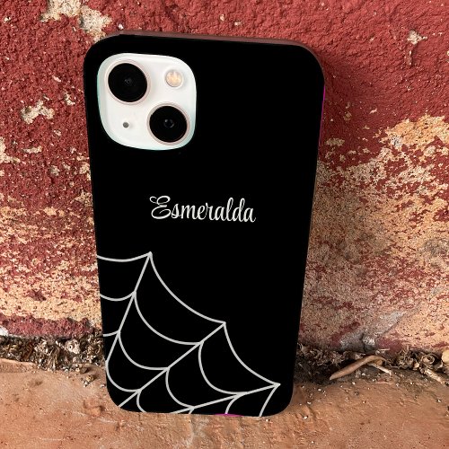 Spiderweb Goth Style Personalized Case_Mate iPhone 14 Case