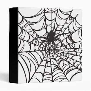 Spiderweb Halloween Binder