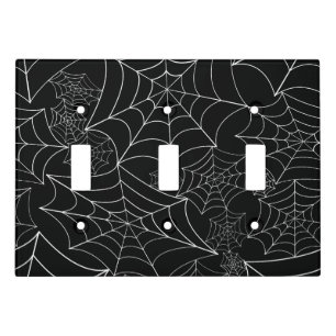 spiderweb halloween gothic spider web black light switch cover