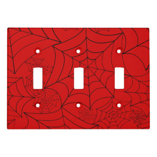 spiderweb halloween gothic spider web red light switch cover