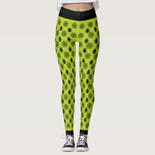 Spiderweb Halloween Leggings