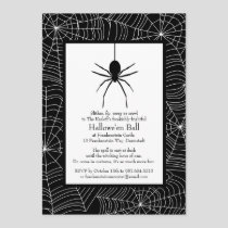 Spiderweb Halloween Party Invitation