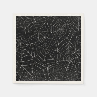 Spiderweb Halloween Party Napkins