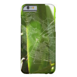 Spiderweb in Tropical Leaves Nature Barely There iPhone 6 Case