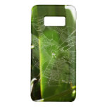 Spiderweb in Tropical Leaves Nature Case-Mate Samsung Galaxy S8 Case