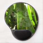 Spiderweb in Tropical Leaves Nature Gel Mouse Pad