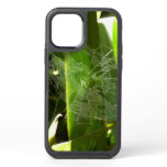 Spiderweb in Tropical Leaves Nature OtterBox Symmetry iPhone 12 Case
