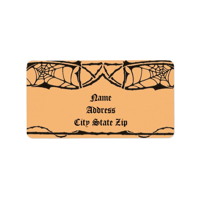 Spiderweb Label (Front)