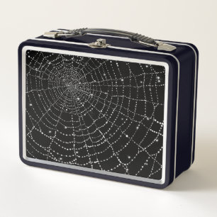 Spiderweb Metal Lunch Box
