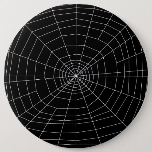 spiderweb on Black Button
