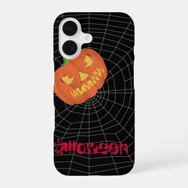 spiderweb on Black iPhone Case (Back)