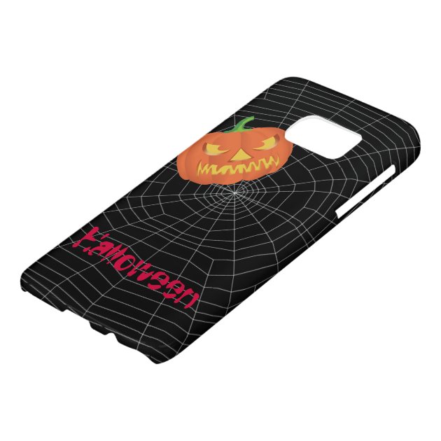 spiderweb on Black Samsung Galaxy S7 Case