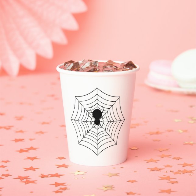 Spiderweb  paper cups (Insitu)