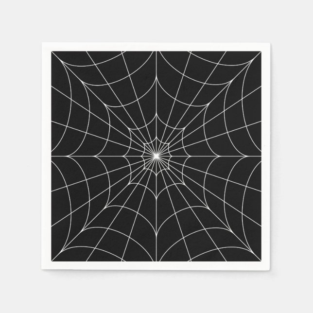 Spiderweb Paper Napkin (Front)