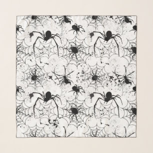 Spiderweb Pattern Halloween  Scarf