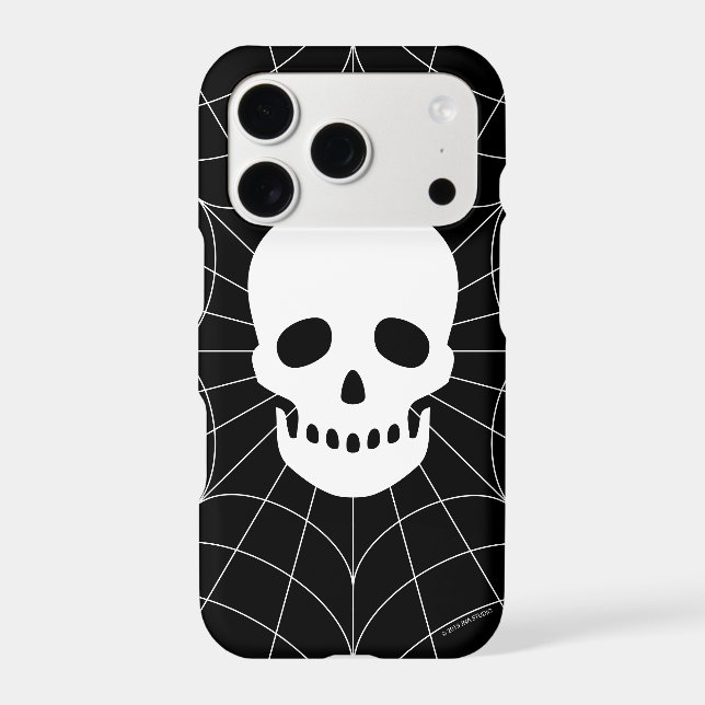 Spiderweb Skull Iphone Case (Back)
