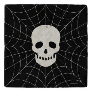 Spiderweb Skull Trivet