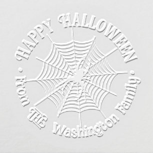 SpiderWeb & Spider #2 Silhouette From the Library Embosser