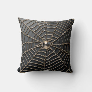 Spiderweb Throw Pillow